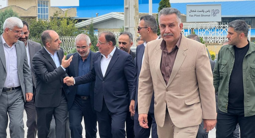 بازدید مسئولان استان گلستان از کارخانه شرکت یاس پلاست شمال یاس پلاست شمال - IMG 20251021 173827 324 1 e1761465310172